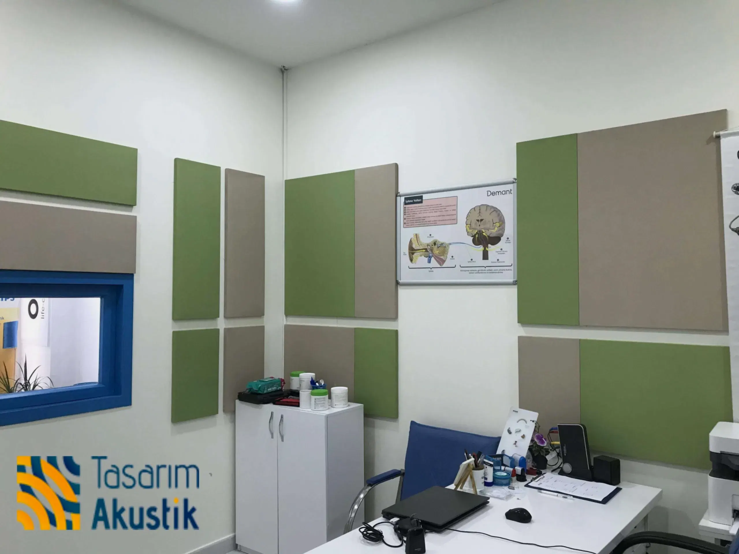 Akustik Kumaş Kaplı Panel Uygulaması