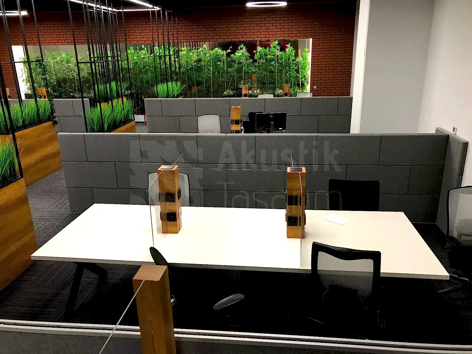 Akustik Paravan uygulaması