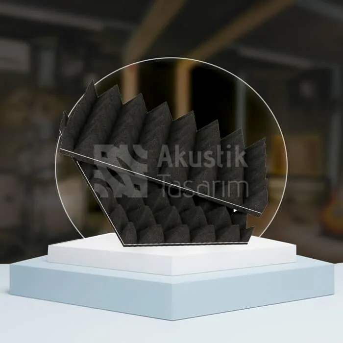 Bariyerli Akustik Piramit Sünger - Profesyonel ses yalıtım malzemesi ürün görseli