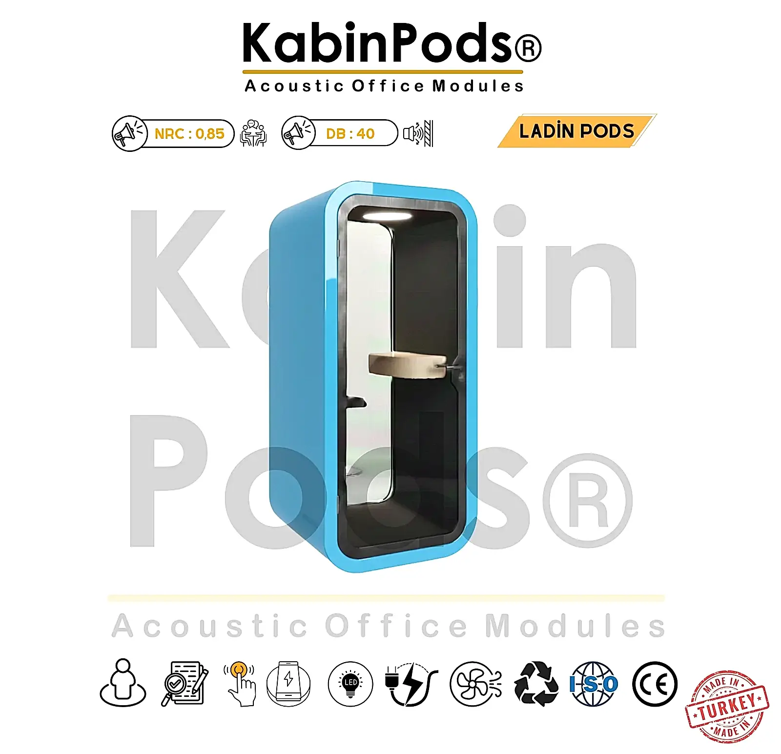 Akustik Yalıtımlı Kabin