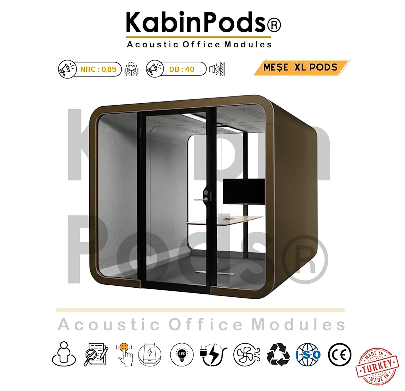 Akustik Kabin ve Çalışma Kabini